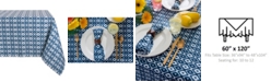 Design Imports Ikat Outdoor Tablecloth 60" x 120"